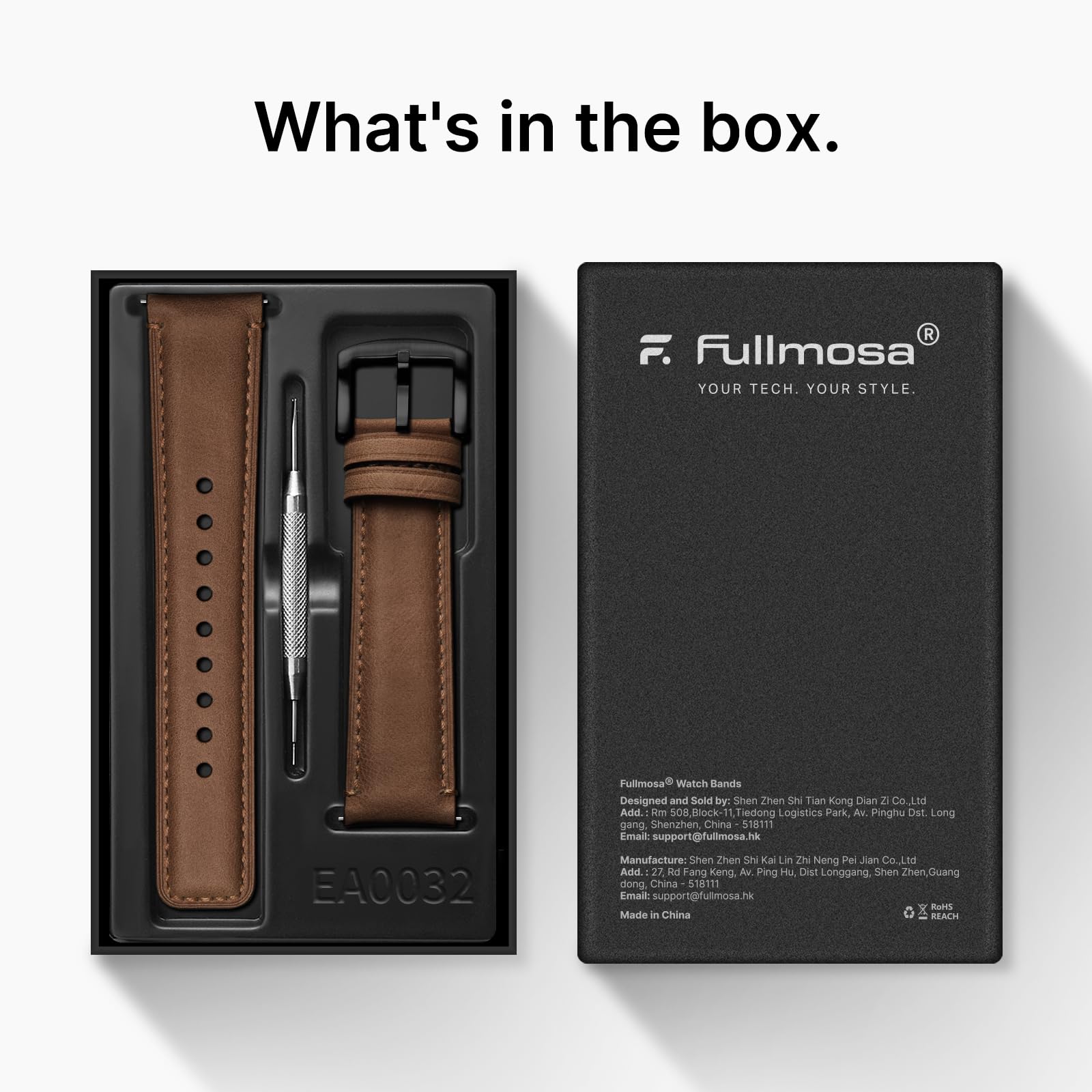 Watch Band | Yola leather Band | Dark Brown Fullmosa watch band