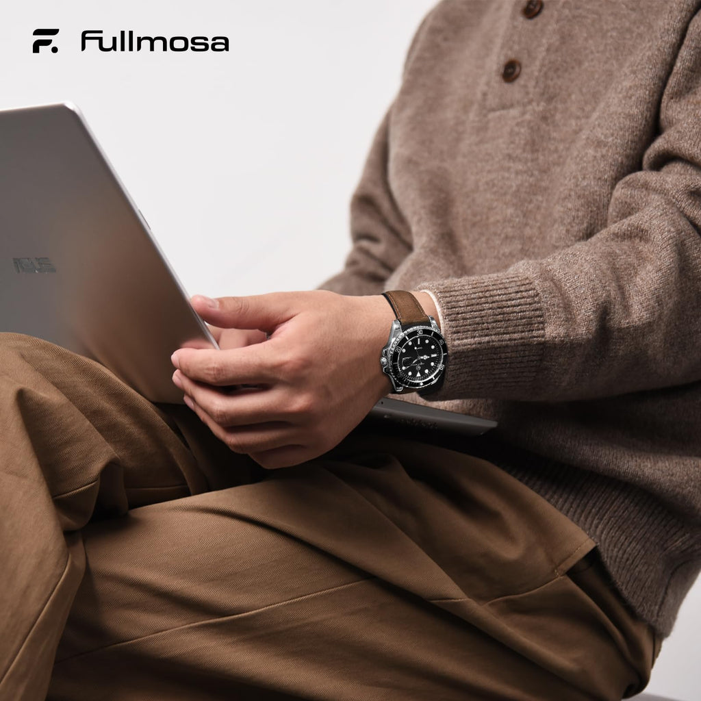 Watch Band | Yola leather Band | Dark Brown Fullmosa watch band