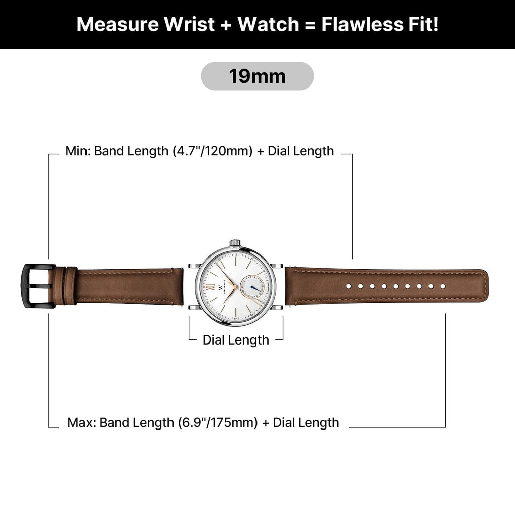 Watch Band | Yola leather Band | Dark Brown Fullmosa watch band