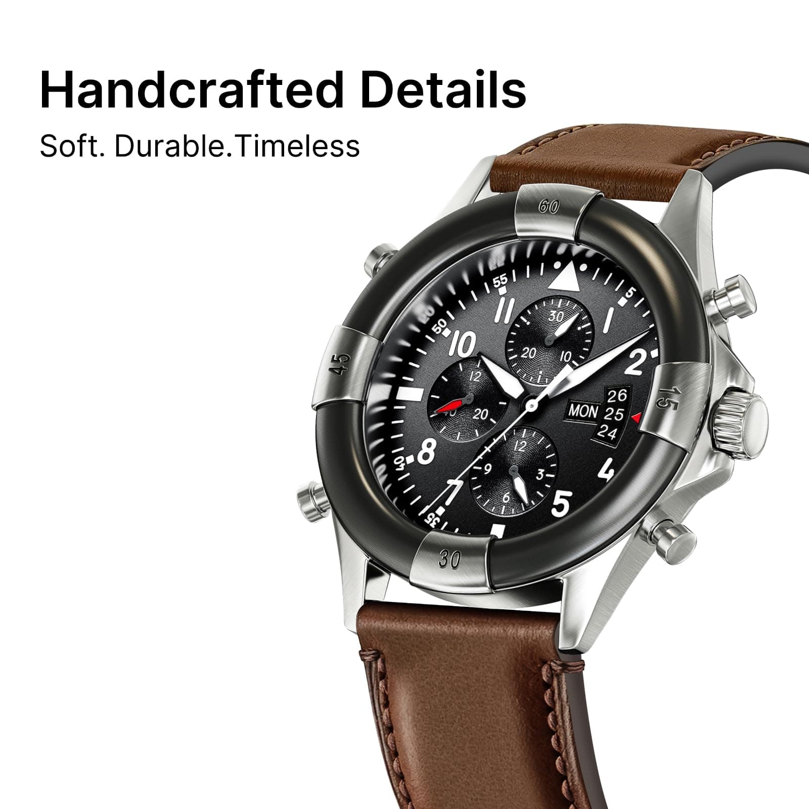 Watch Band | Yola leather Band | Dark Brown Fullmosa watch band
