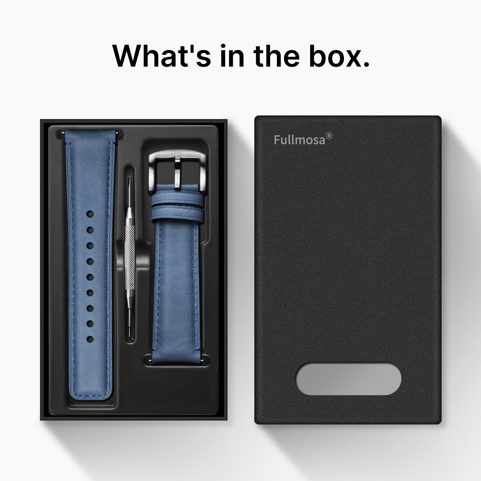 Watch Band | Yola leather Band | Light Blue Fullmosa watch band