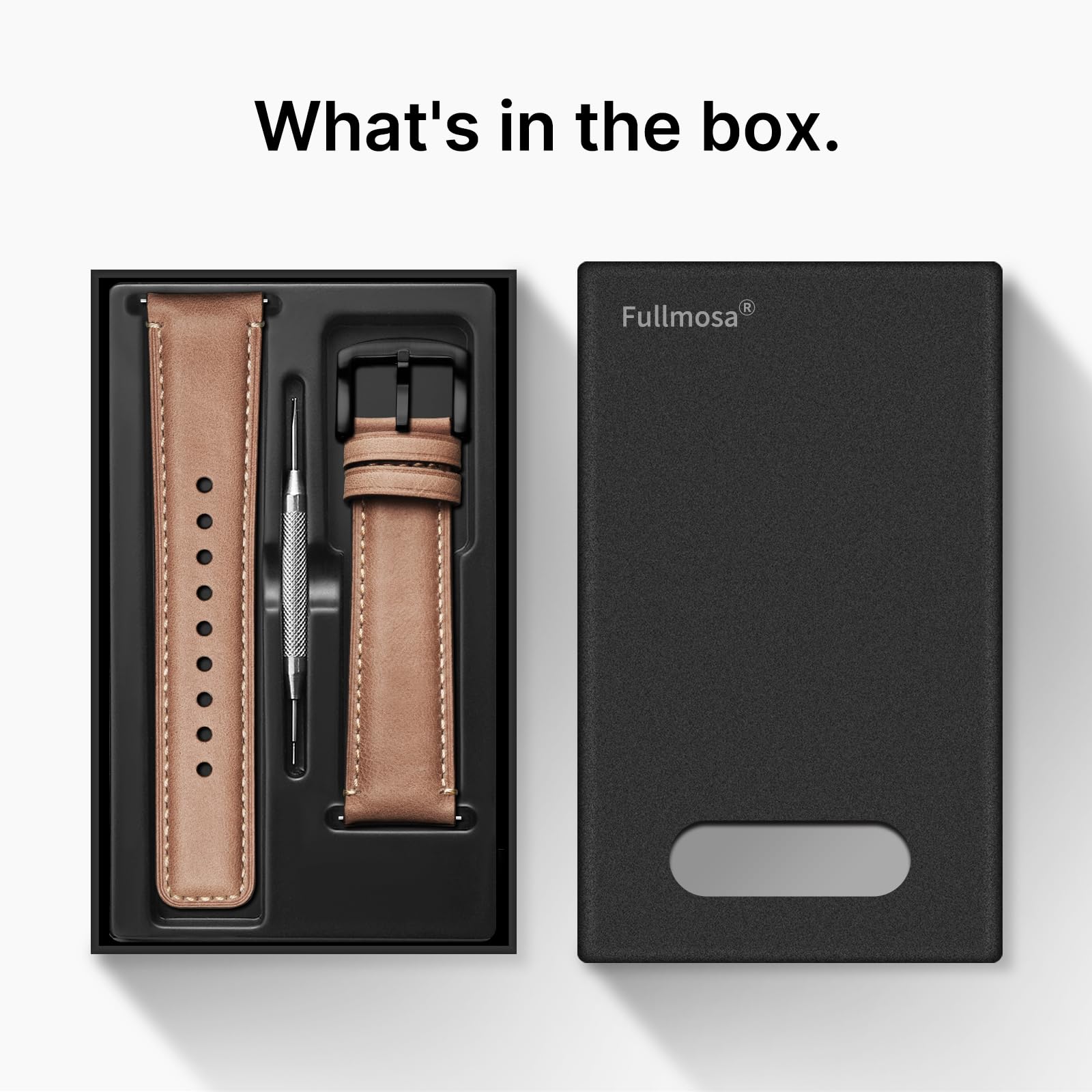 Watch Band | Yola leather Band | Light Brown Fullmosa watch band