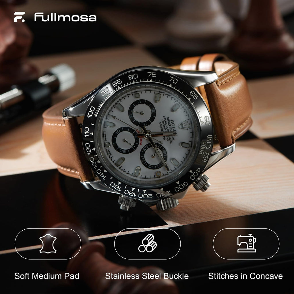 Watch Band | Yola leather Band | Light Brown Fullmosa watch band