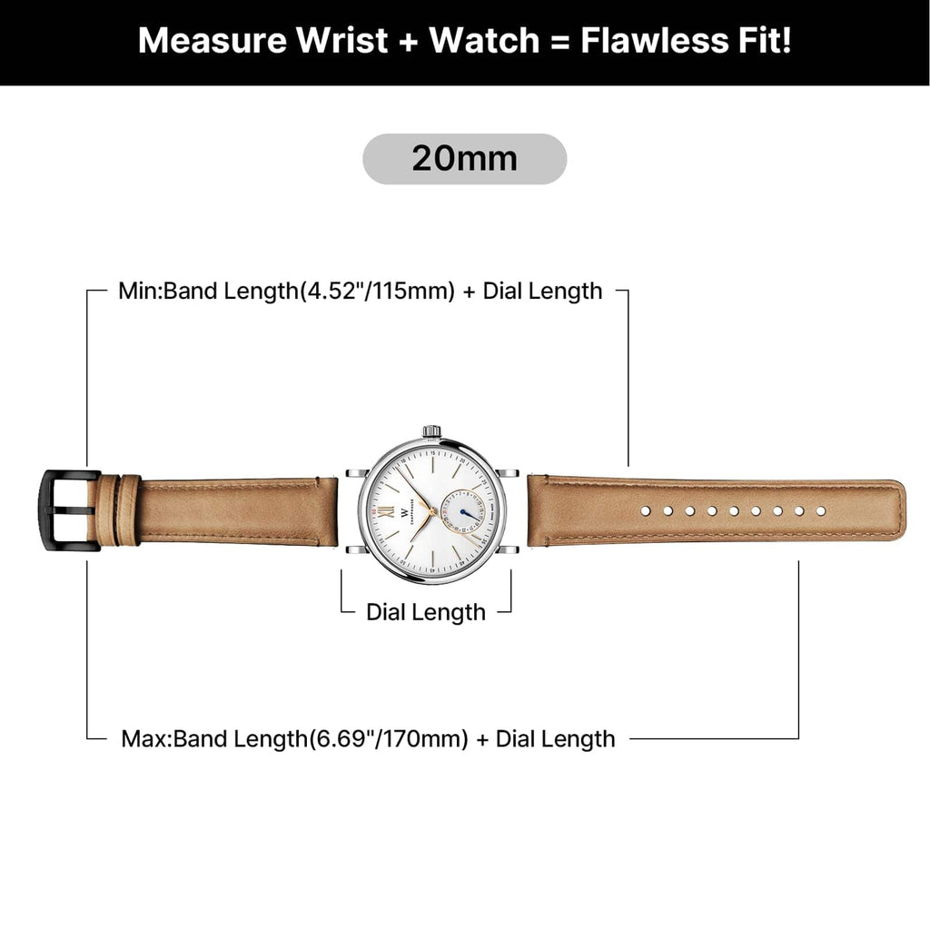 Watch Band | Yola leather Band | Light Brown Fullmosa watch band