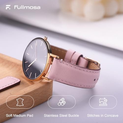 Watch Band | Yola leather Band | Rose Fullmosa