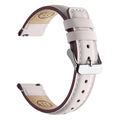 Watch Band | Yola leather Band | White Fullmosa watch band 18mm / Silver