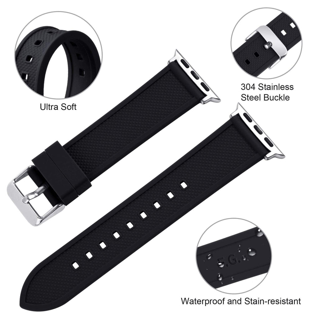 leather apple watch band with clasp