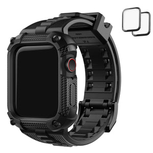 Apple Watch Band | Black Silicone | Warrior Fullmosa 40mm