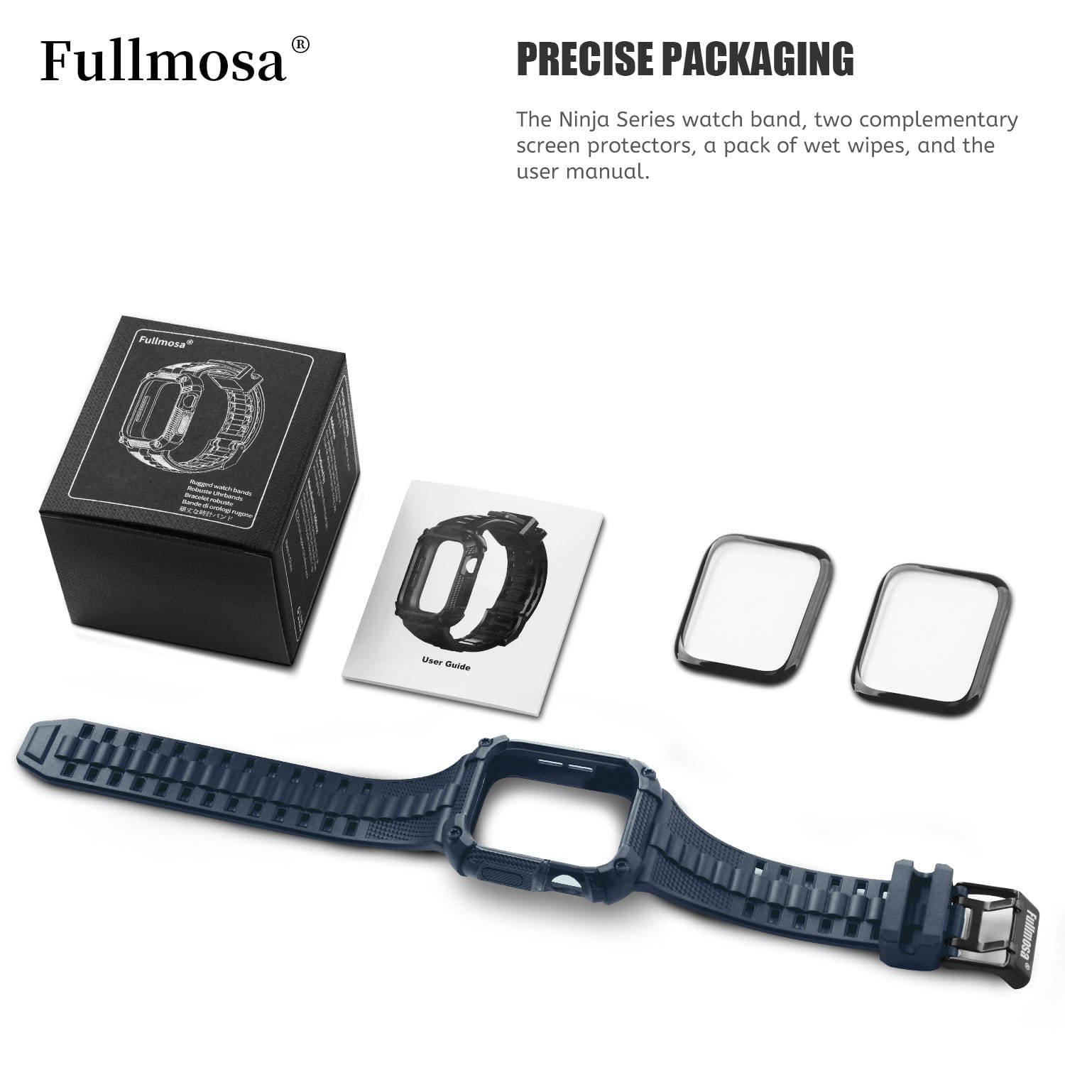 Apple Watch Band |  Blue Silicone | Warrior Fullmosa
