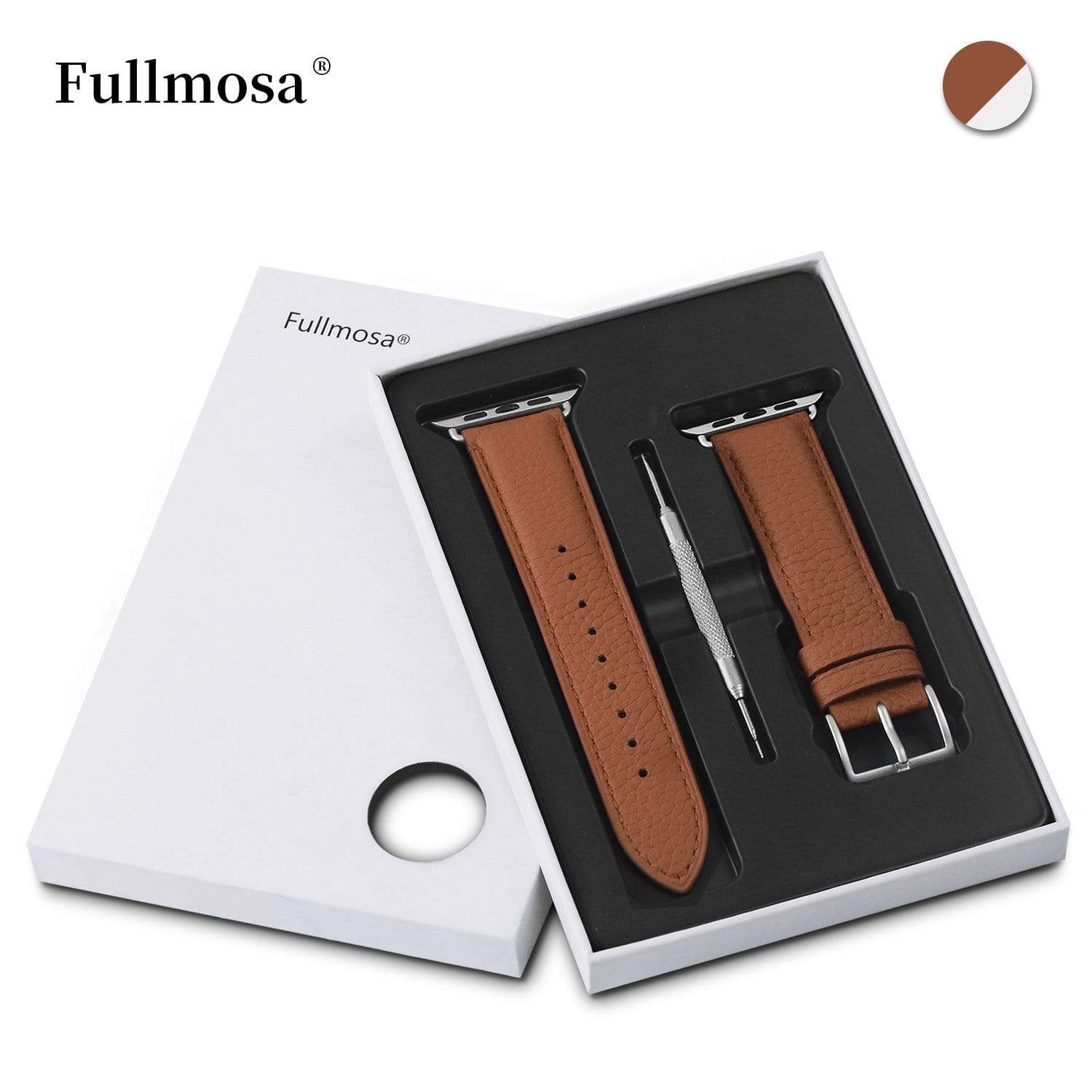 Apple Watch Band | Brown | Litchi-Bosin Fullmosa