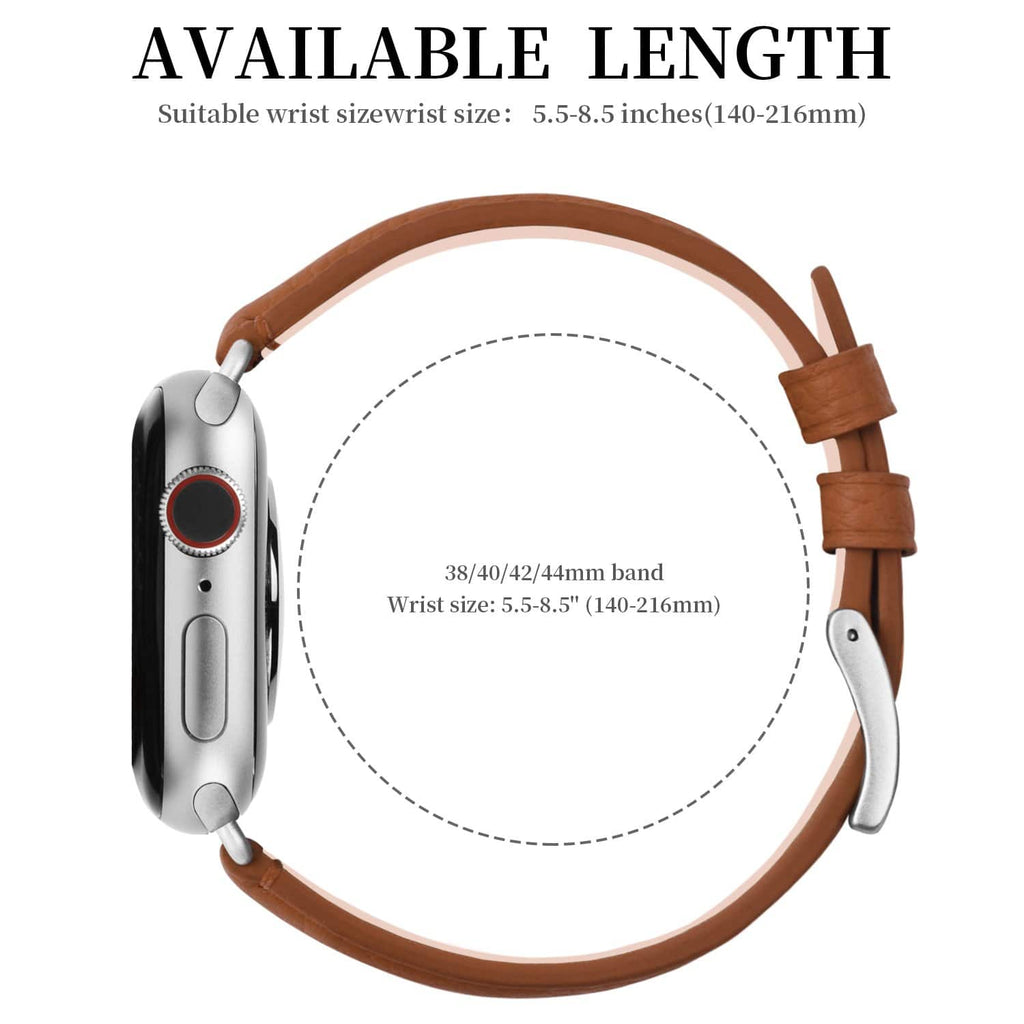 Apple Watch Band | Brown | Litchi-Bosin Fullmosa