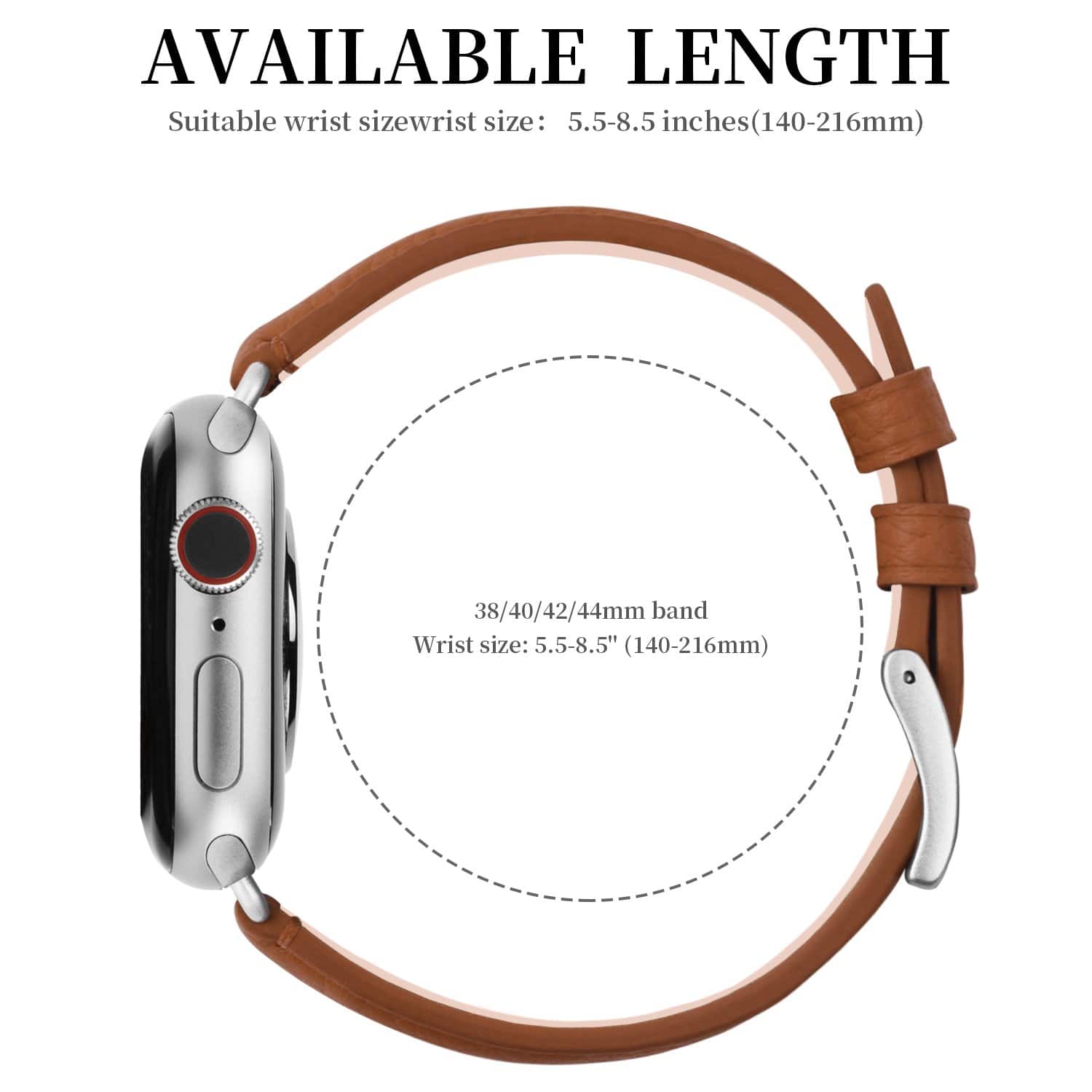 Apple Watch Band | Brown | Litchi-Bosin Fullmosa