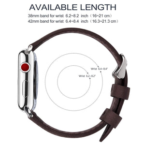 38mm apple watch band leather