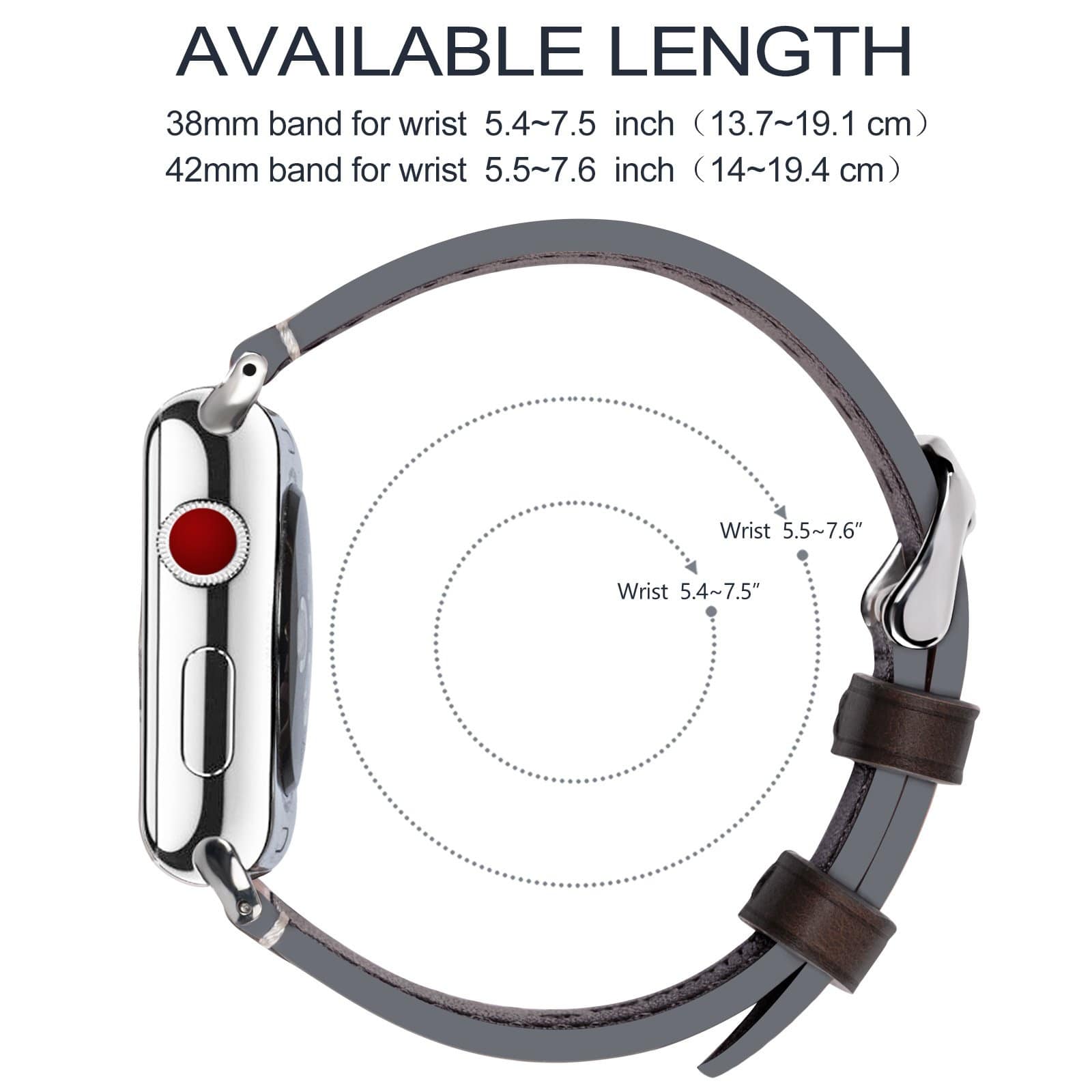 apple watch leather band 38mm women