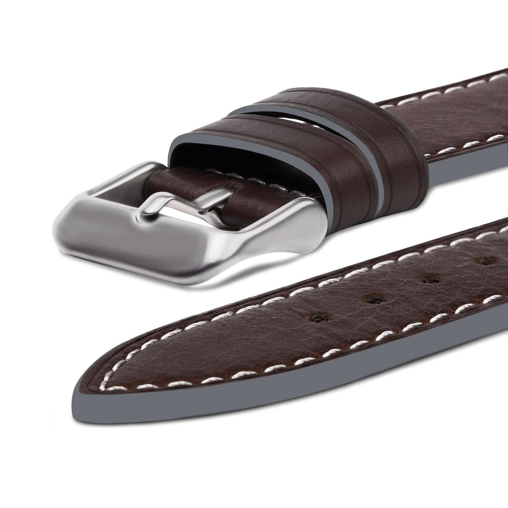 Apple Watch Band | Coffee Leather | Leechee Fullmosa