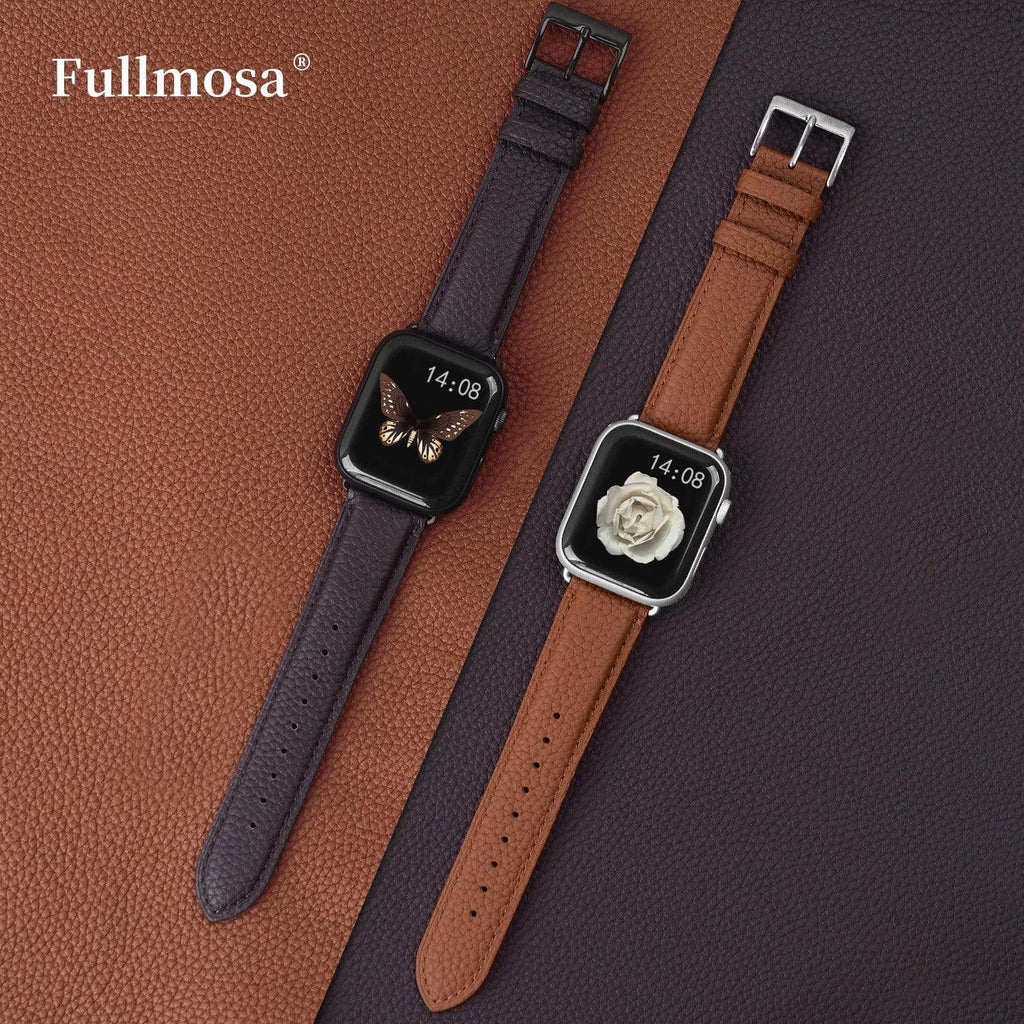Apple Watch Band | Coffee | Litchi-Bosin Fullmosa