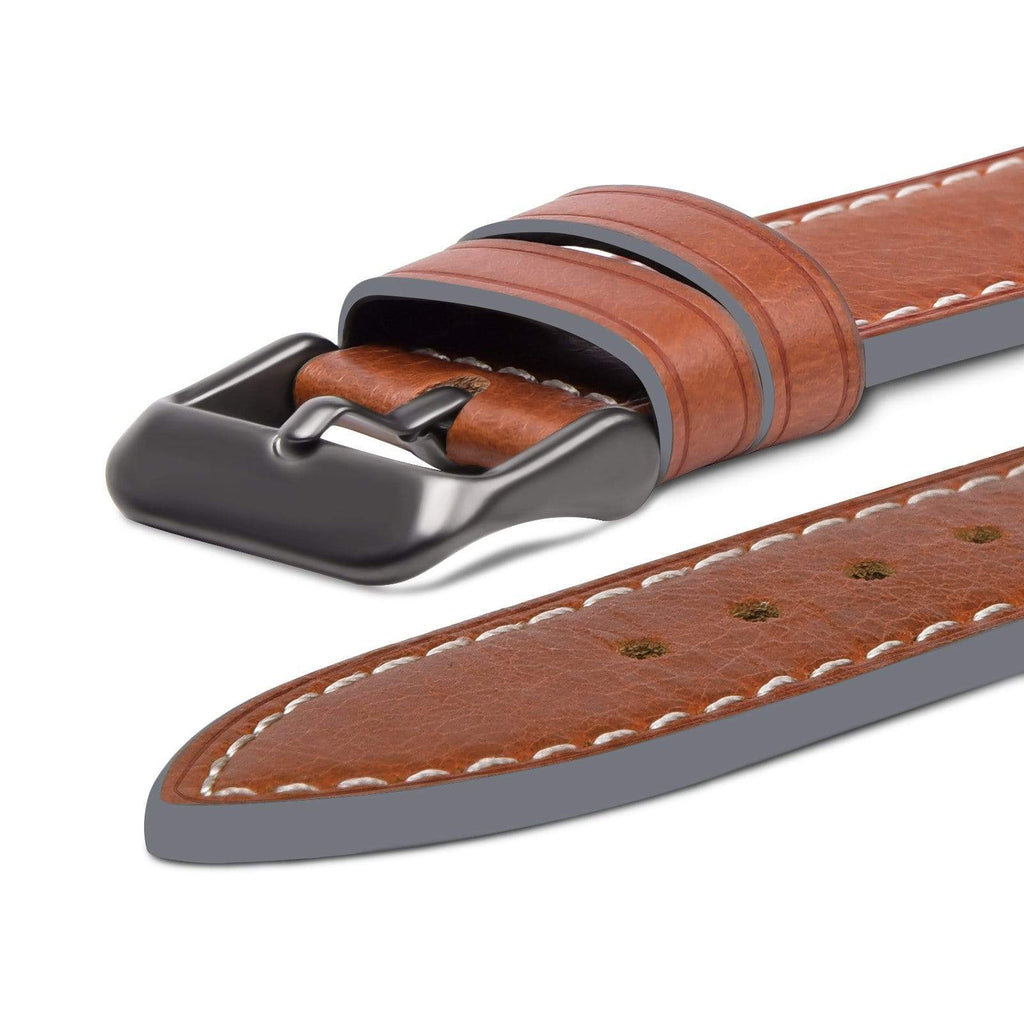 Apple Watch Band | Dark Brown Leather | Wax Fullmosa