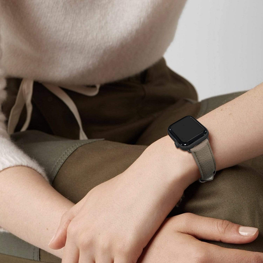 Apple Watch Band | Elephant grey | Litchi-Bosin Fullmosa