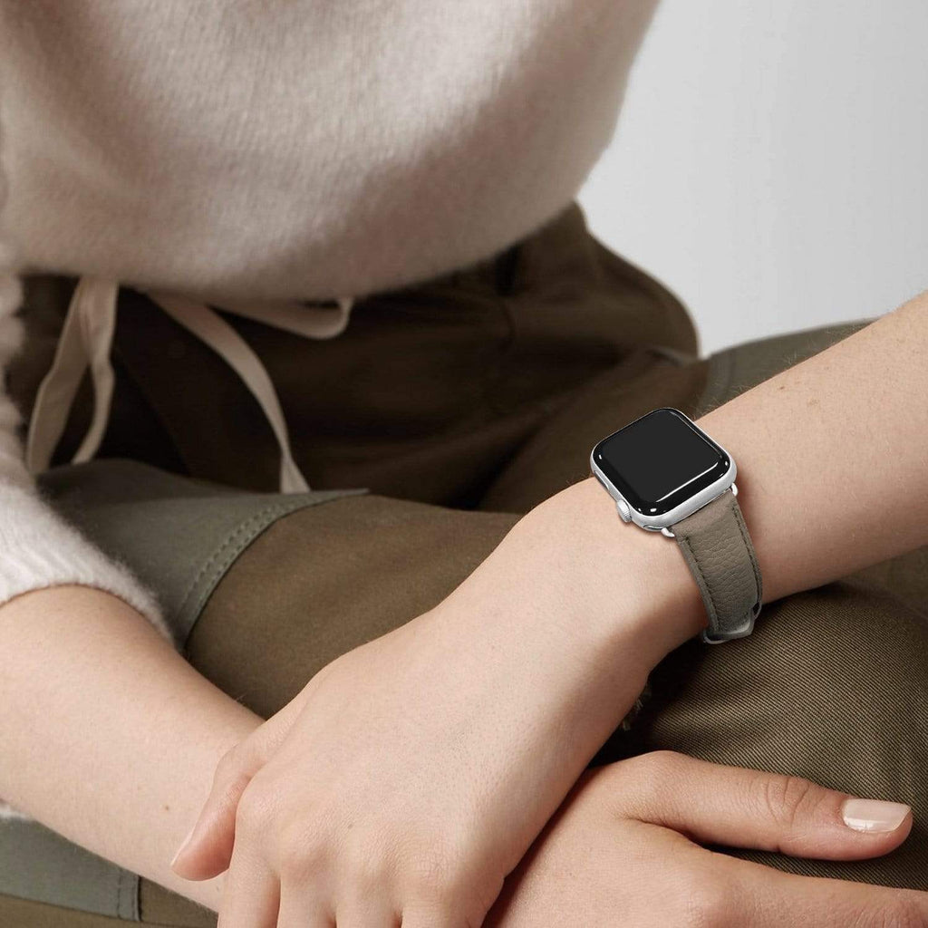 Apple Watch Band | Elephant grey | Litchi-Bosin Fullmosa