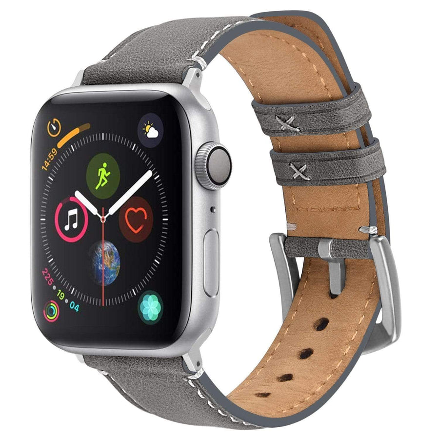 Apple Watch Band | Grey Leather | Yola – Fullmosa | Uhrenarmbänder