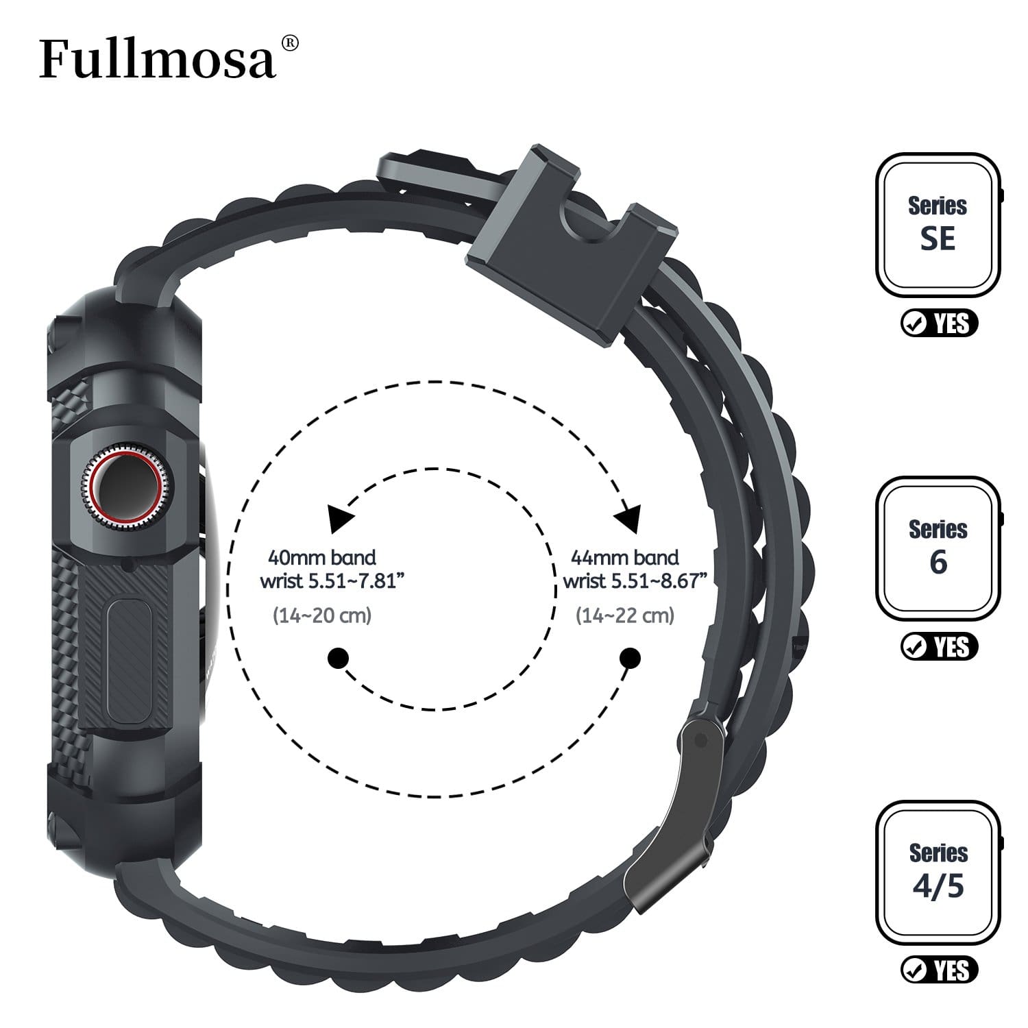 Apple Watch Band | Grey Silicone | Warrior Fullmosa