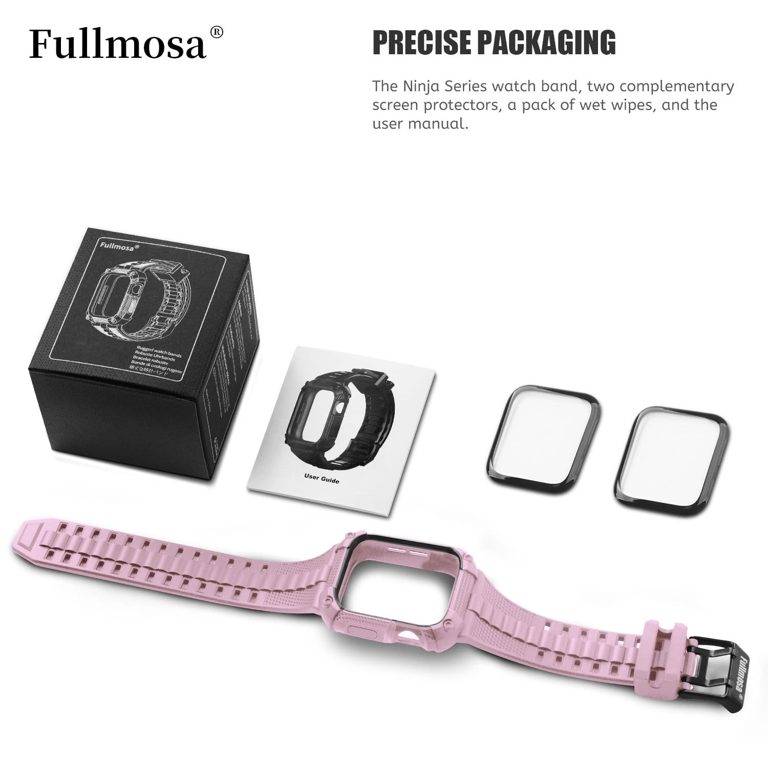 Apple Watch Band | Pink Silicone | Warrior Fullmosa