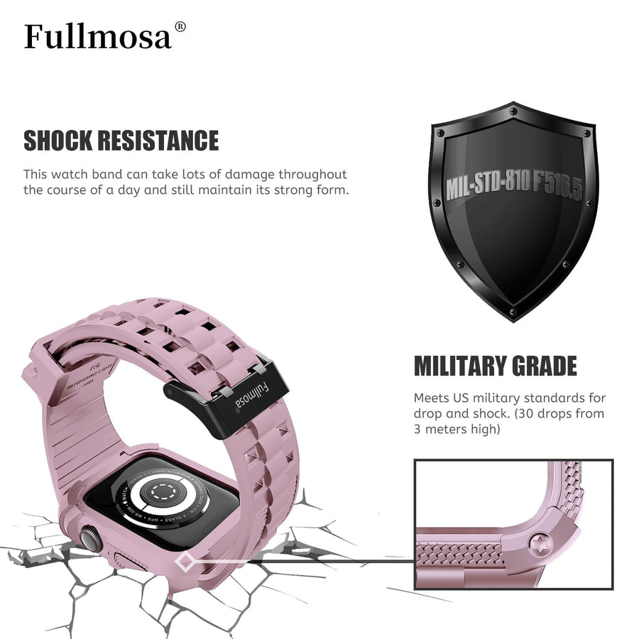 Apple Watch Band | Pink Silicone | Warrior Fullmosa
