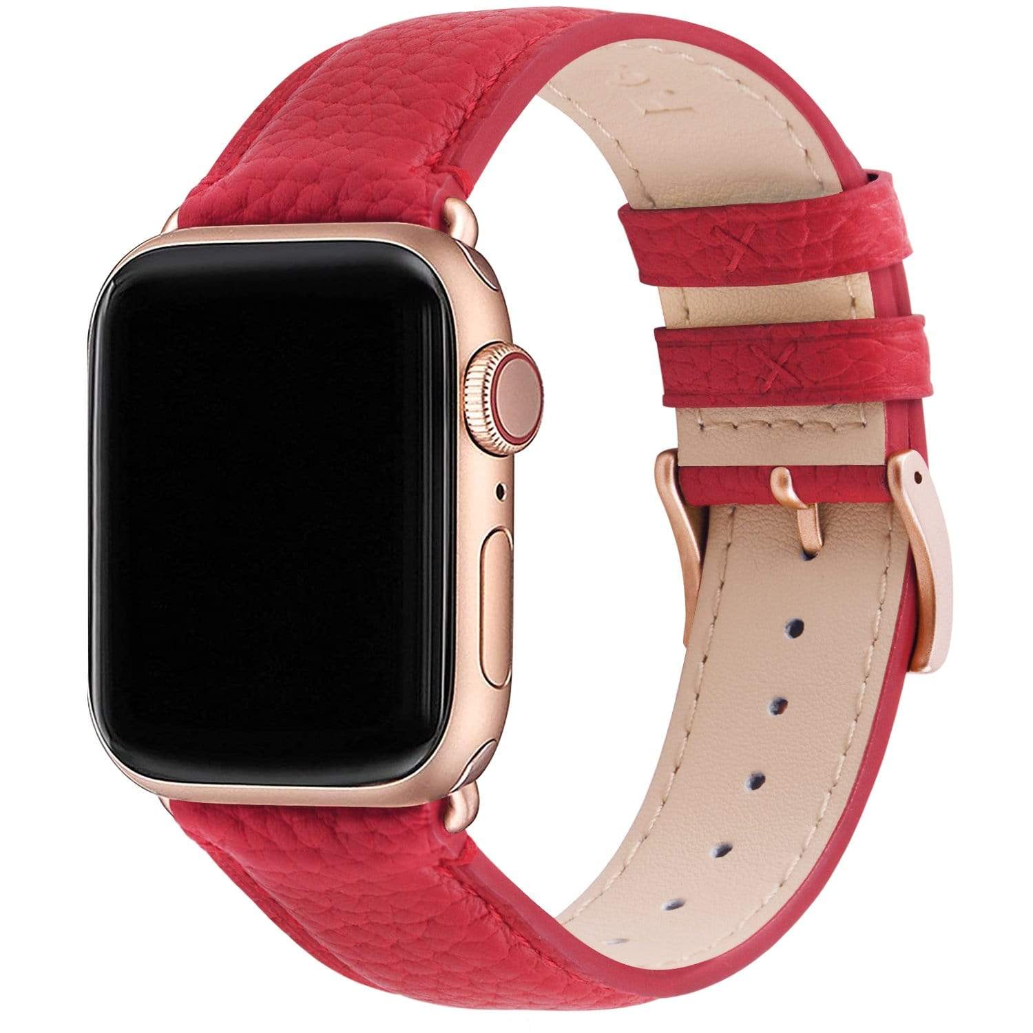 Apple Watch Band Red Litchi Bosin Fullmosa