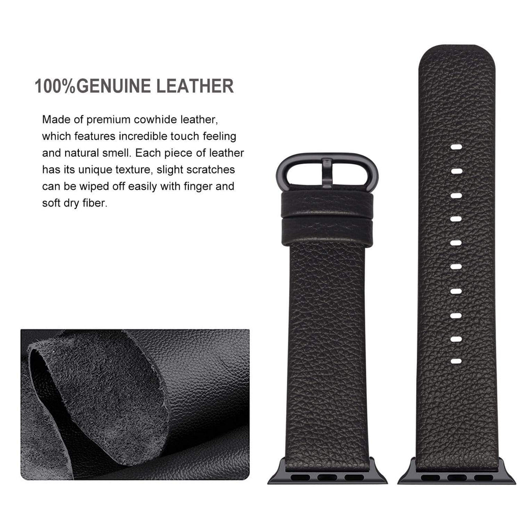 apple watch series 5 black leather band
