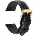 Black |  Bamboo Leather Fullmosa 18mm / Golden