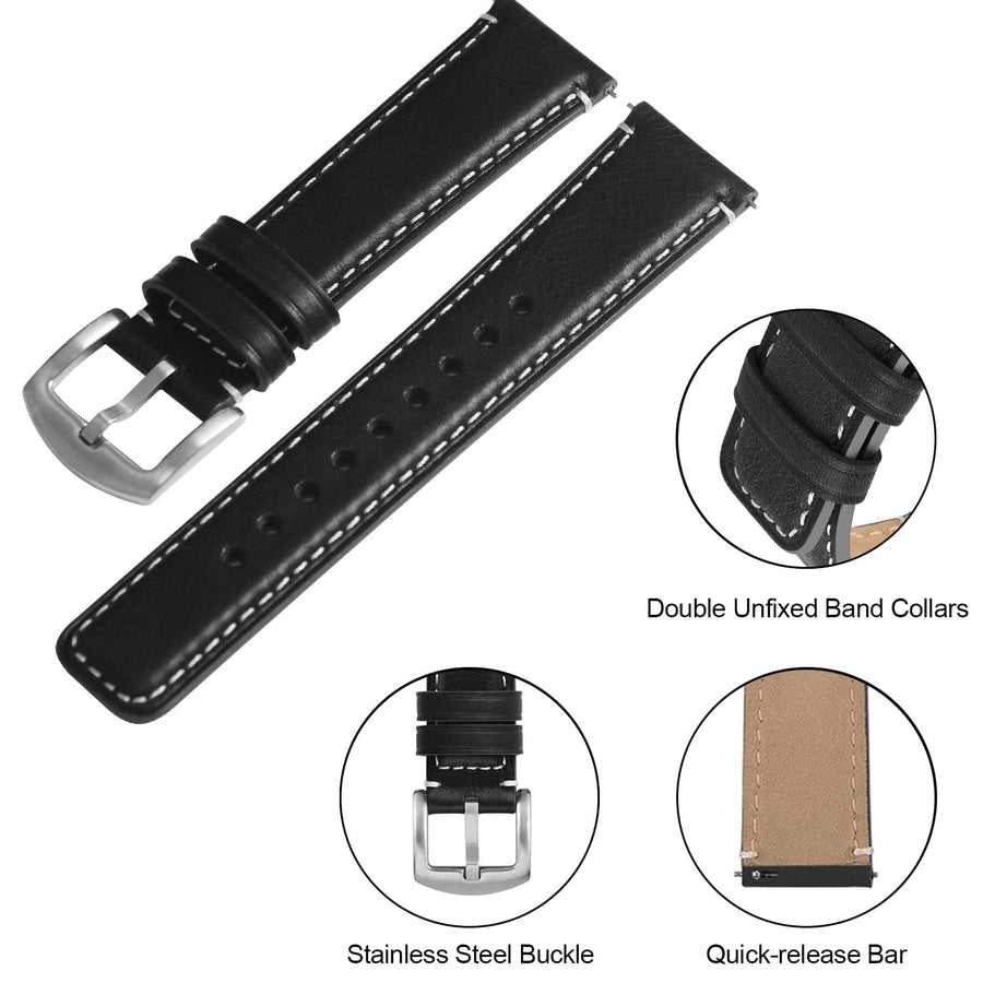 thin leather watch band