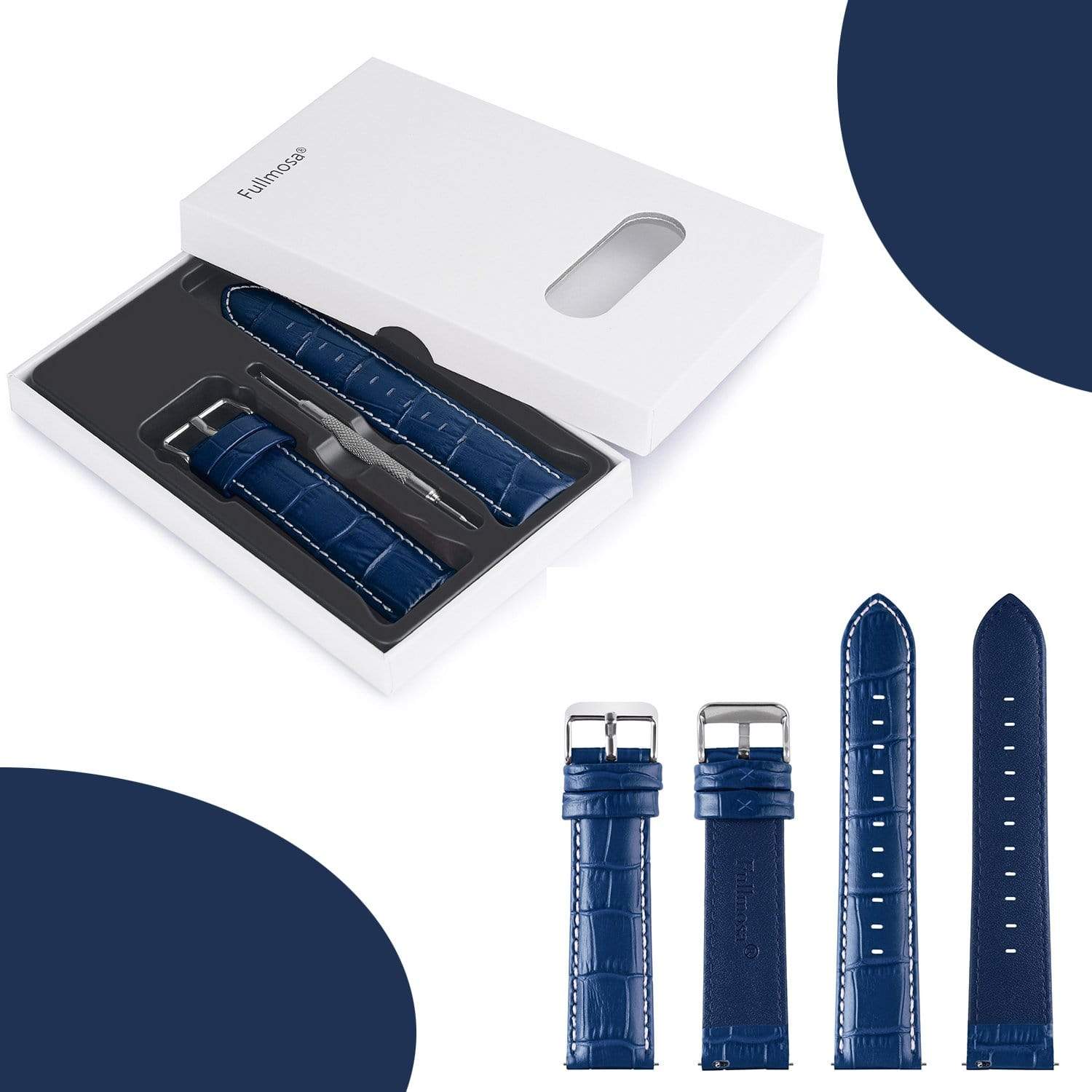 Dark Blue |  Bamboo Leather Fullmosa