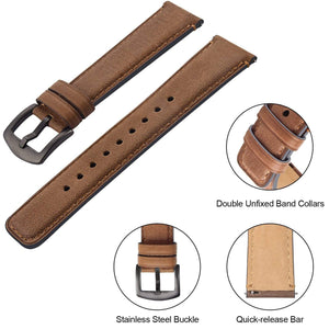 18mm leather watch band