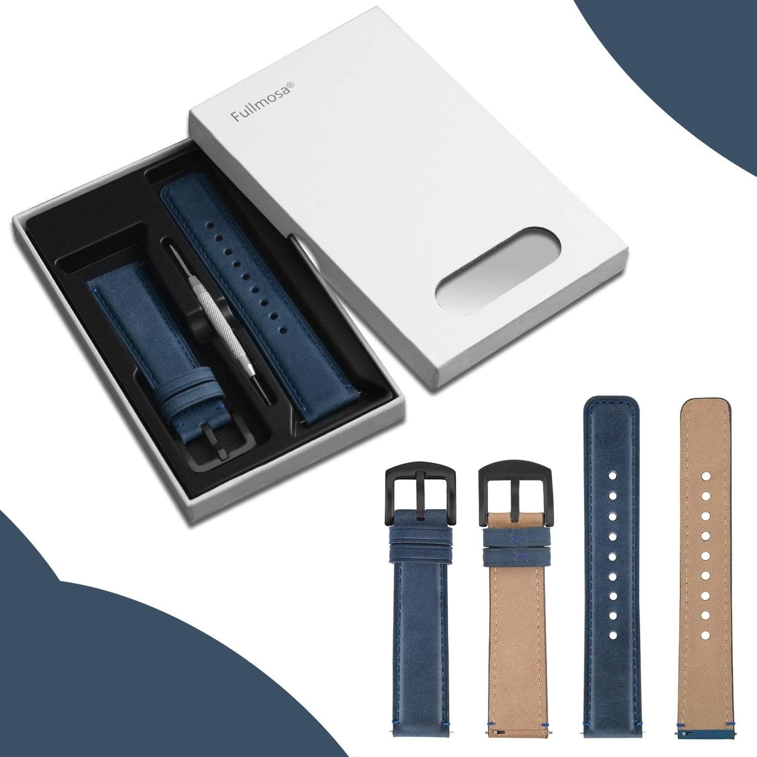 Light Blue watch band 22mm
