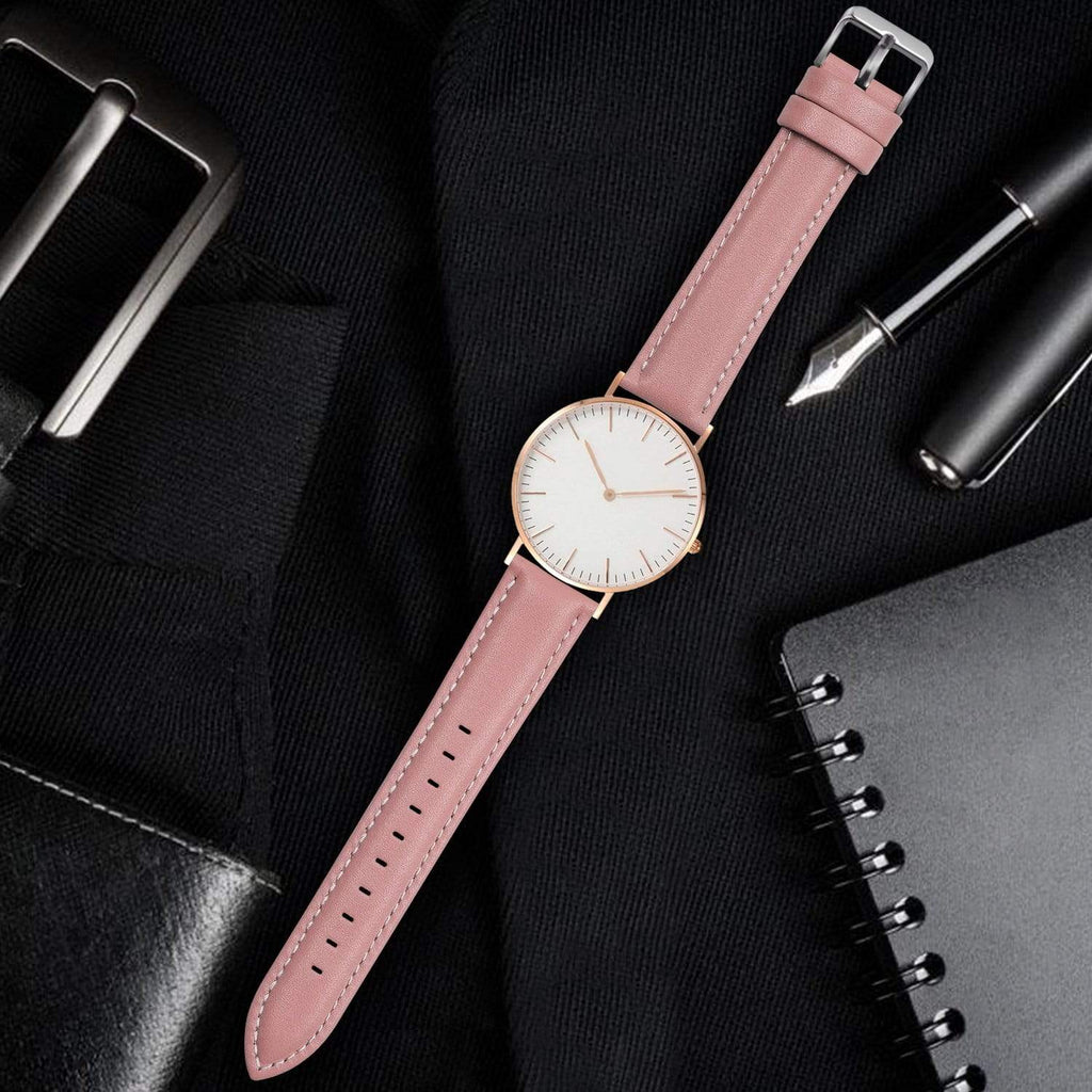 22mm leather watch strap